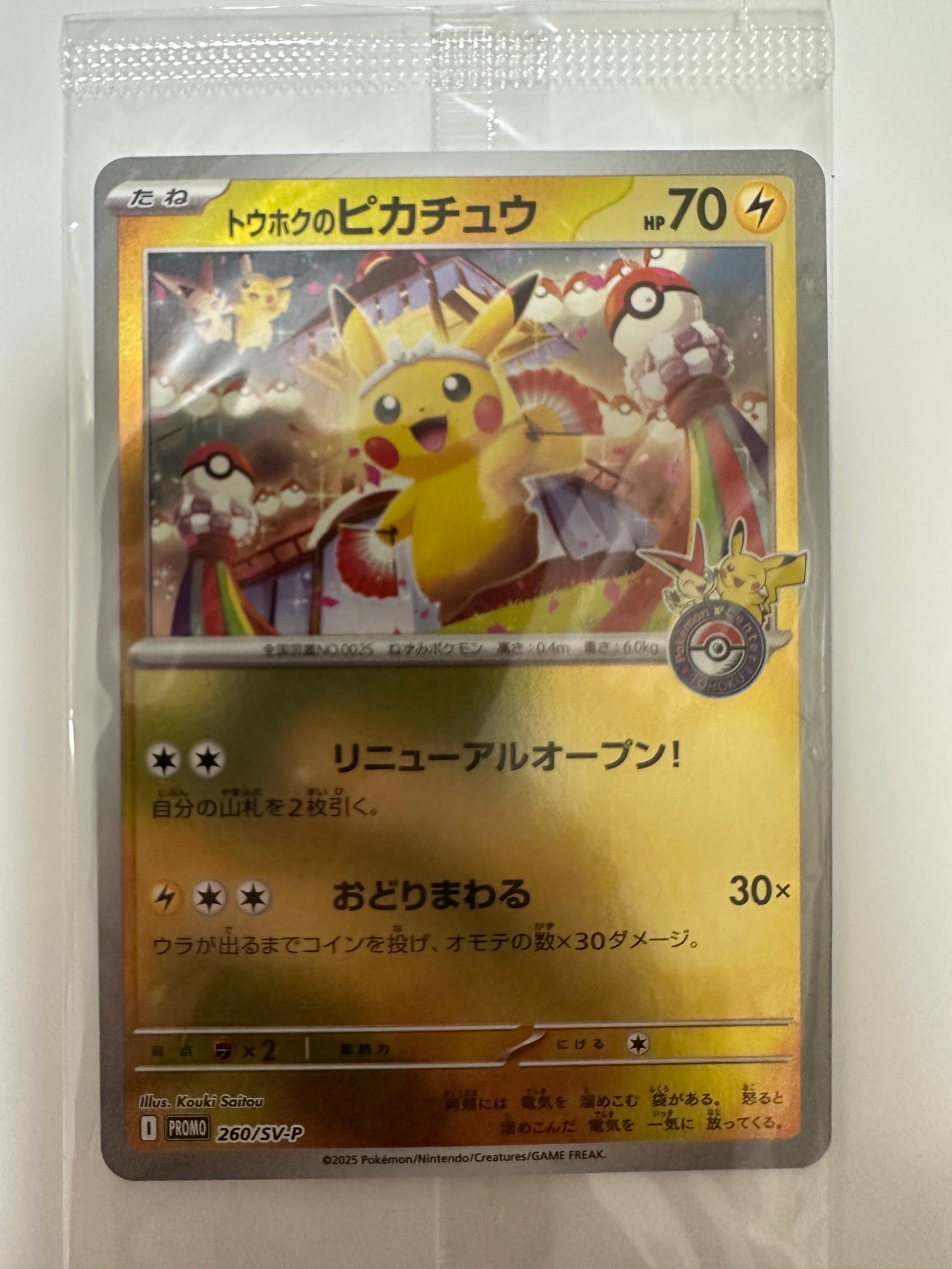 A*a様 トウホクのピカチュウ トウホクのピカチュウ(プロモ) 260/SV-P｜ポケモンカードゲーム｜通販のPAO