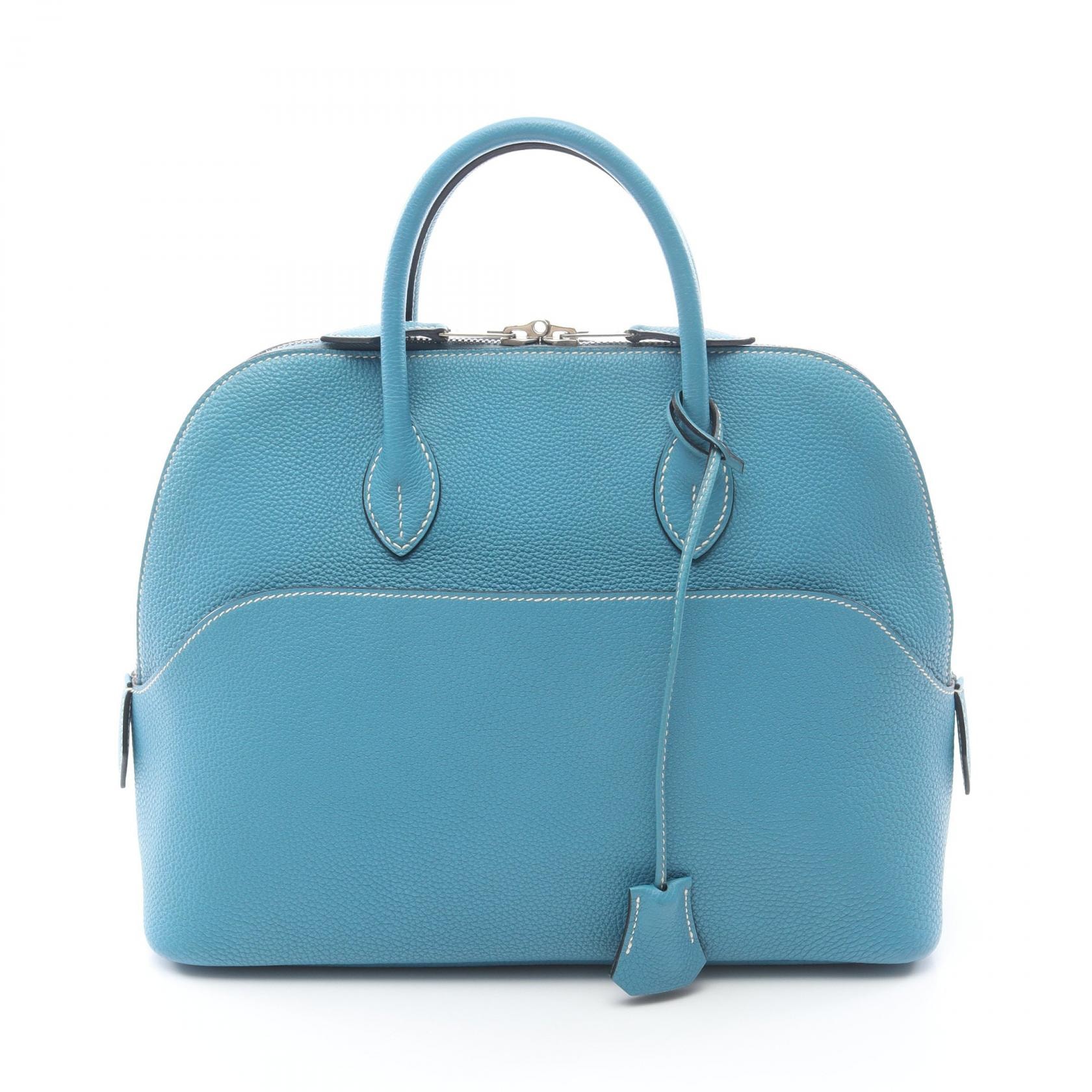 エルメス HERMES ボリード1923 30 ハンドバッグ バッグ レザー トゴ トゴ ブルージーン □J刻印(2006年製造) レディース ブルー系 【中古】