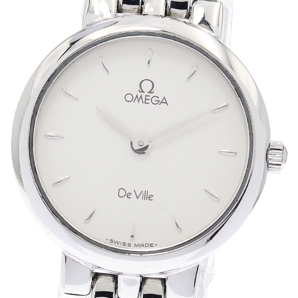 ★保 オメガ デビル  7560.31 クォーツ レディース 【中古】