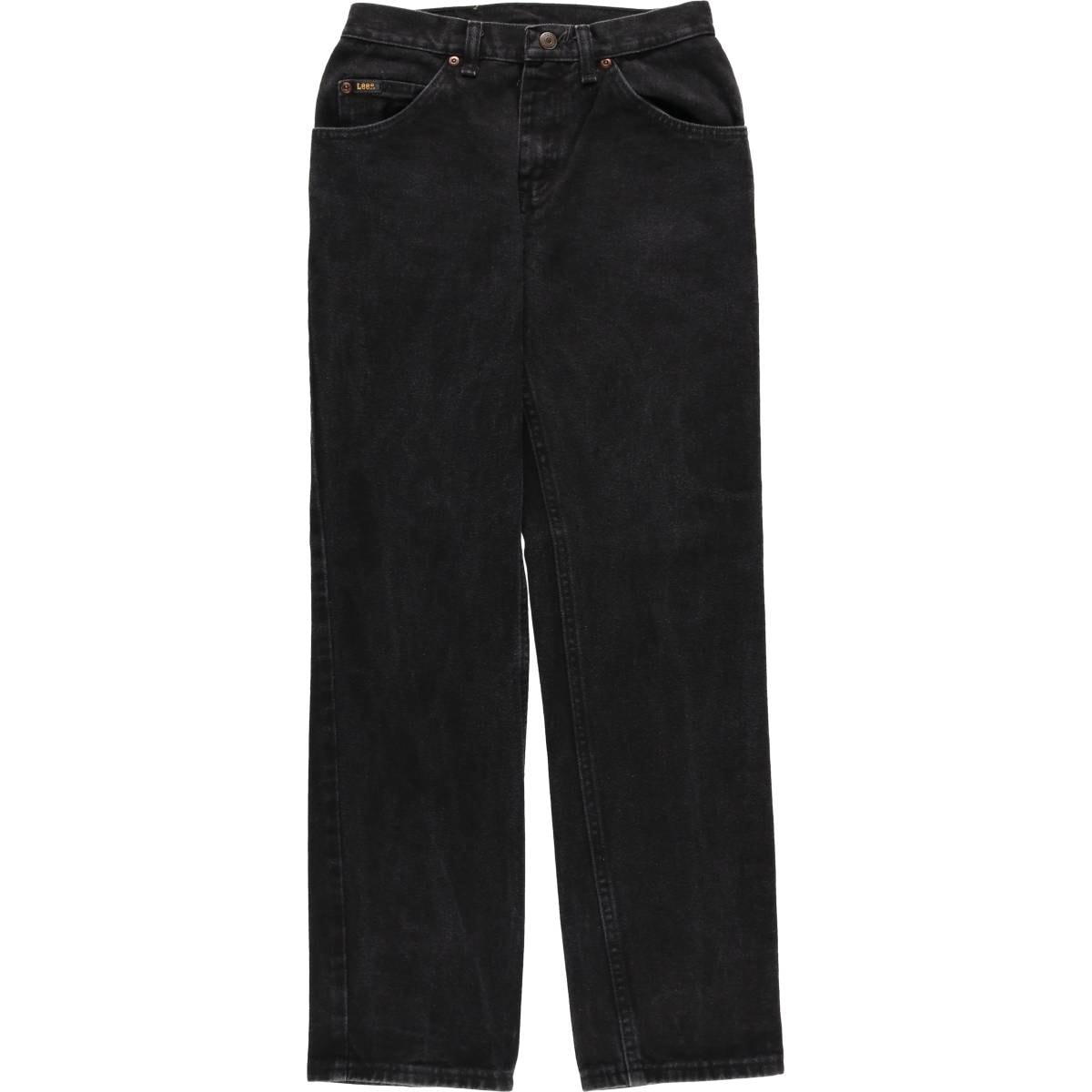 古着 リー Lee ブラックデニム テーパードデニムパンツ レディースL(w28)相当/eaa626447