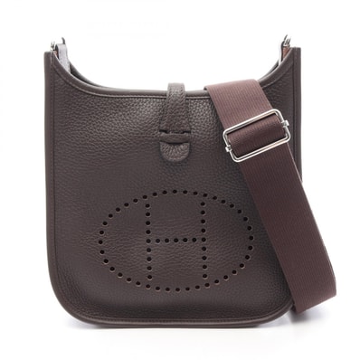 エルメス HERMES エヴリン3 23 エベンヌ ショルダーバッグ バッグ トリヨンクレマンス トリヨンクレマンス レディース ブラウン系 【中古】