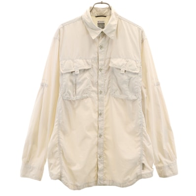Columbia コロンビア 長袖 シャツ M ベージュ系