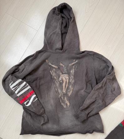 SAINT Mxxxxxx 22SS VLONE HOODIE "Black"