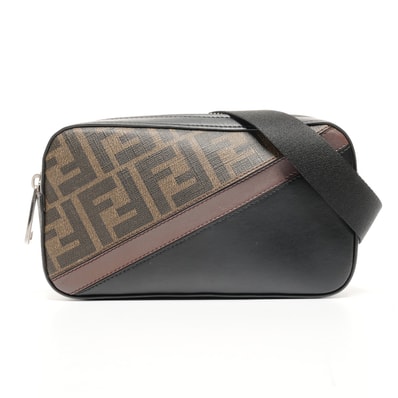 フェンディ FENDI ズッカ ダイアゴナル カメラケース ショルダーバッグ【中古】