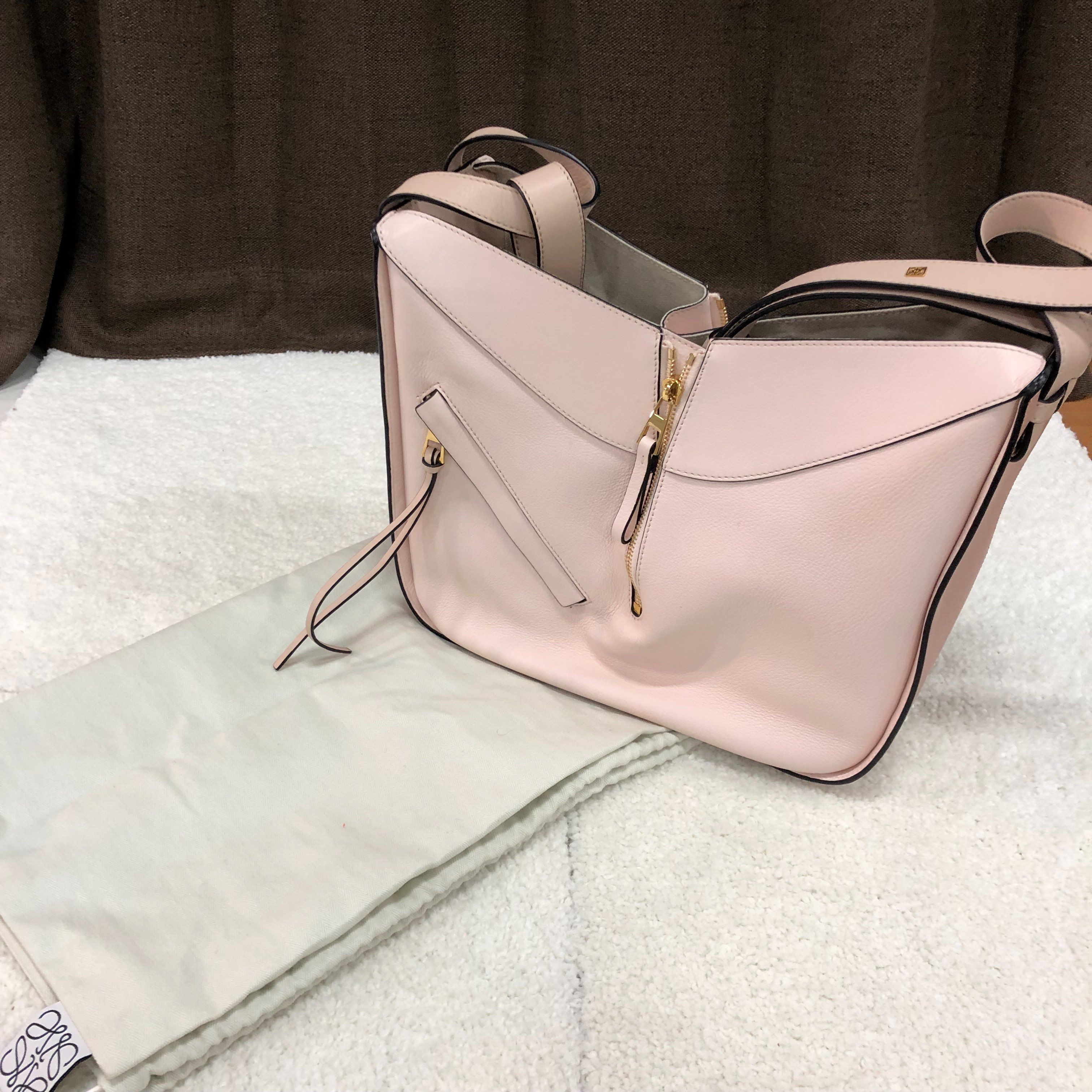 Loewe Leather Hammock Small Bag "Pink"
