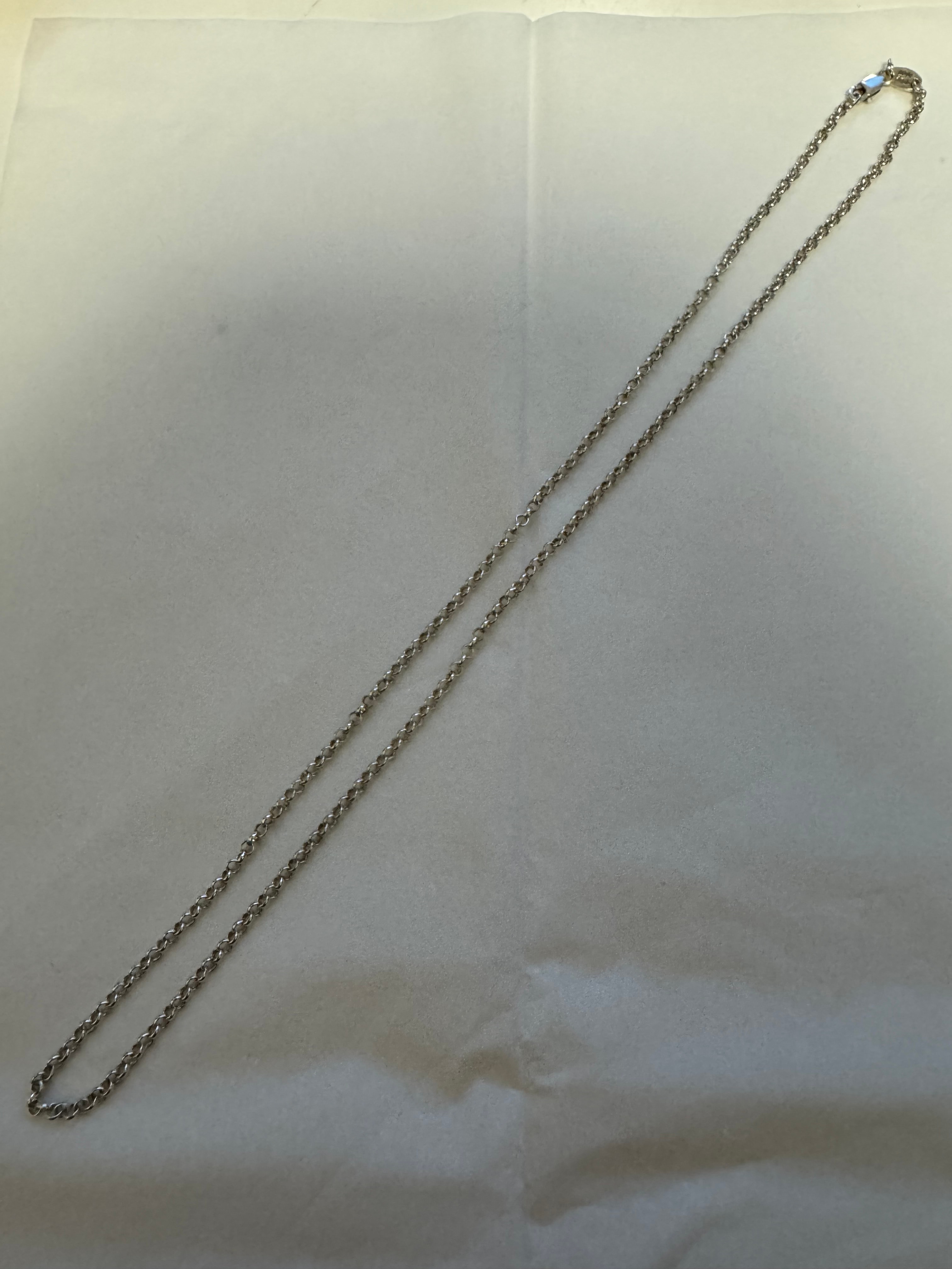 Chrome Hearts Roll Chain Necklace "Silver"