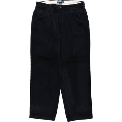 古着 ラルフローレン Ralph Lauren POLO by Ralph Lauren ANDREW PANT ツータック コーデュロイパンツ メンズw35相当/eaa627353