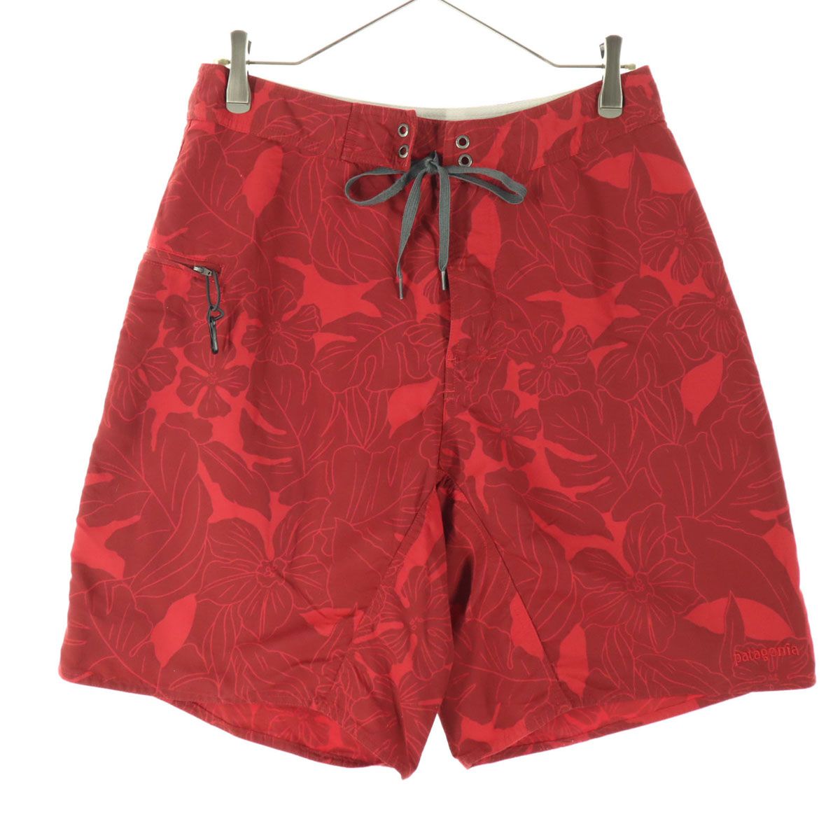 patagonia パタゴニア ボタニカル柄 サーフパンツ ハーフパンツ w31 レッド系 品番8655286