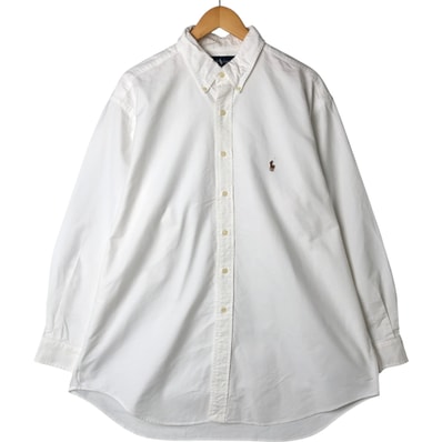 古着 ラルフローレン Ralph Lauren YARMOUTH 長袖 ボタンダウンシャツ メンズXL相当/eaa543538