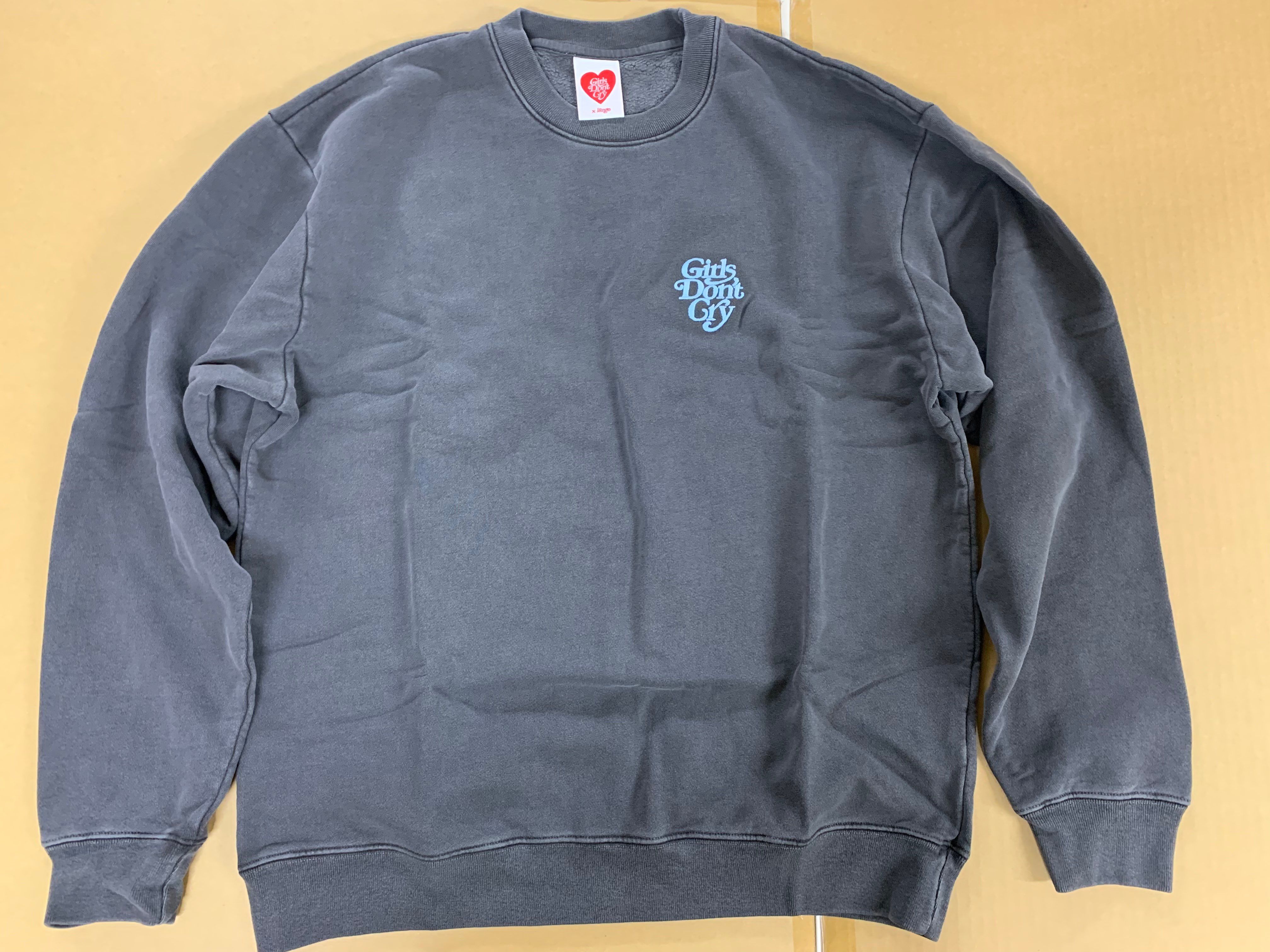 ガールズドントクライ 古着加工スウェット girls dont cry