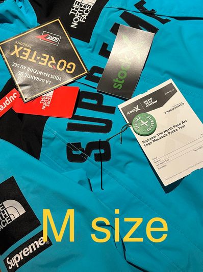 Supreme x The North Face Arc Logo Mountain Parka "Blue"