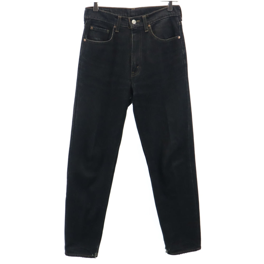 Levi's リーバイス 90s 日本製 オールド テーパードデニムパンツ W30 ブラック ジーンズ