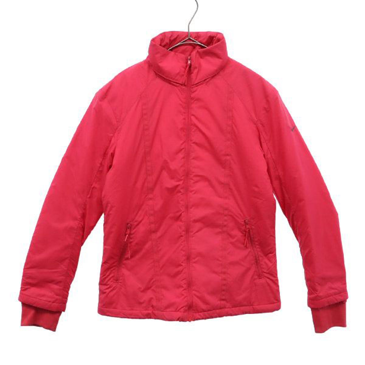 NIKE ナイキ ワンポイント刺繍 トレーニング 中綿 ジップジャケット M ピンク ウォームアップ