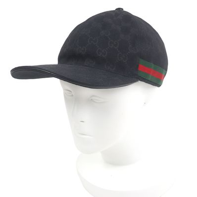 GUCCI Original GG Canvas Baseball Cap "Black"