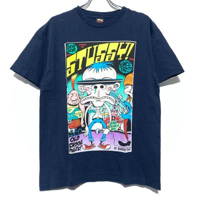 STUSSY PETERBAGGE TEE NAVY