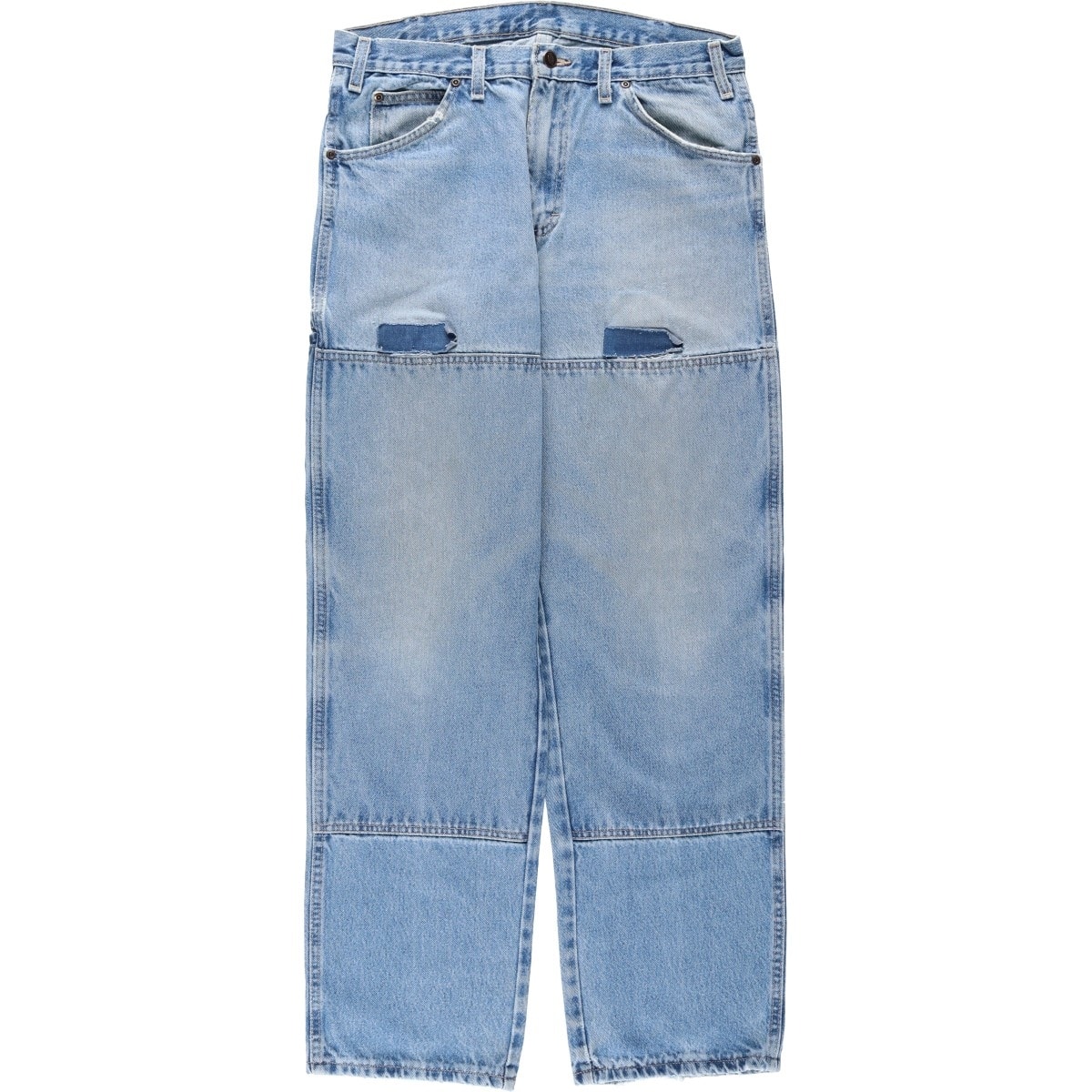 古着 ディッキーズ Dickies RELAXED FIT ダブルニー デニムパンツ メンズw32相当/eaa661034
