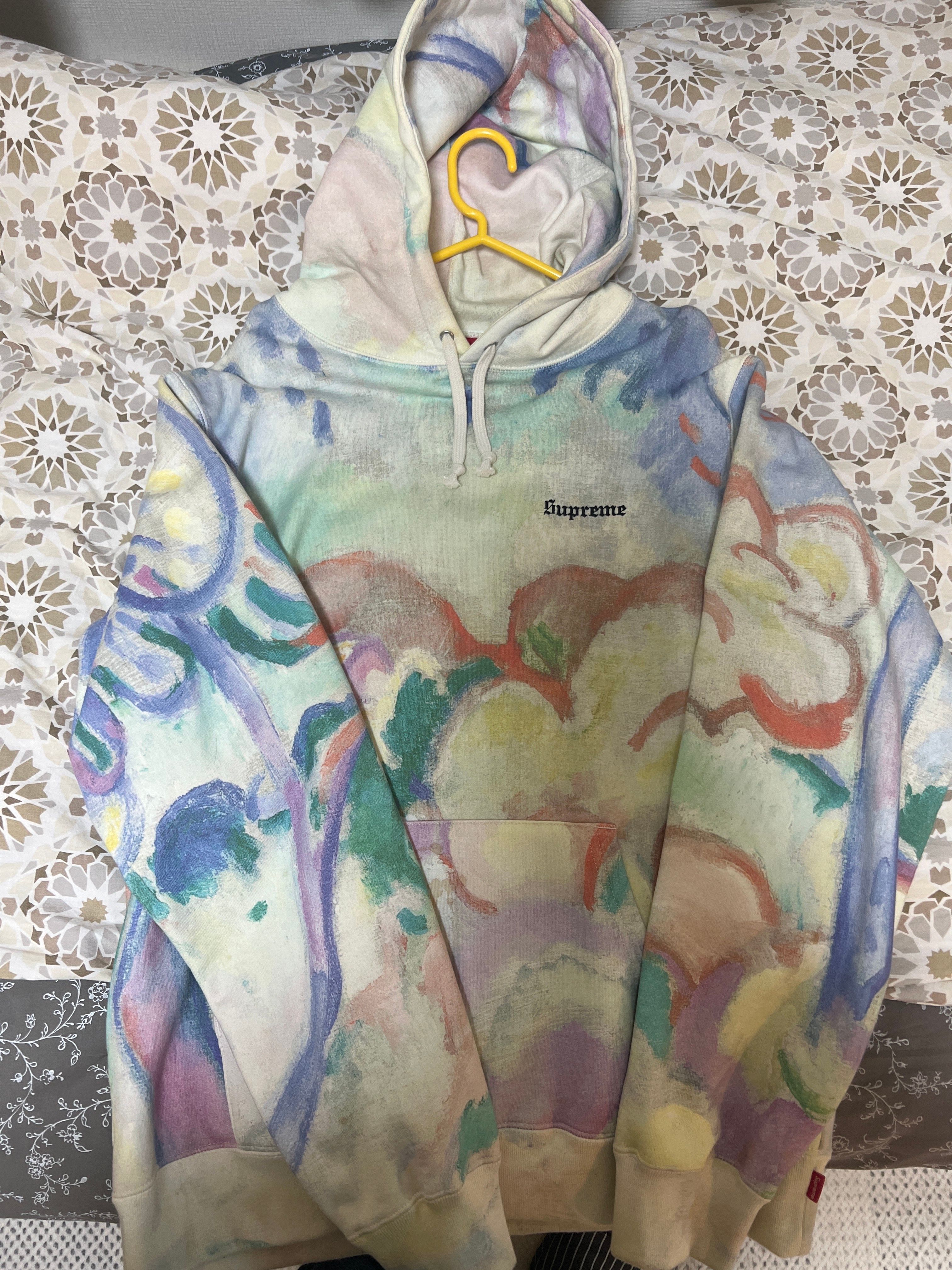 Supreme Landscape Hooded Sweatshirt "White"