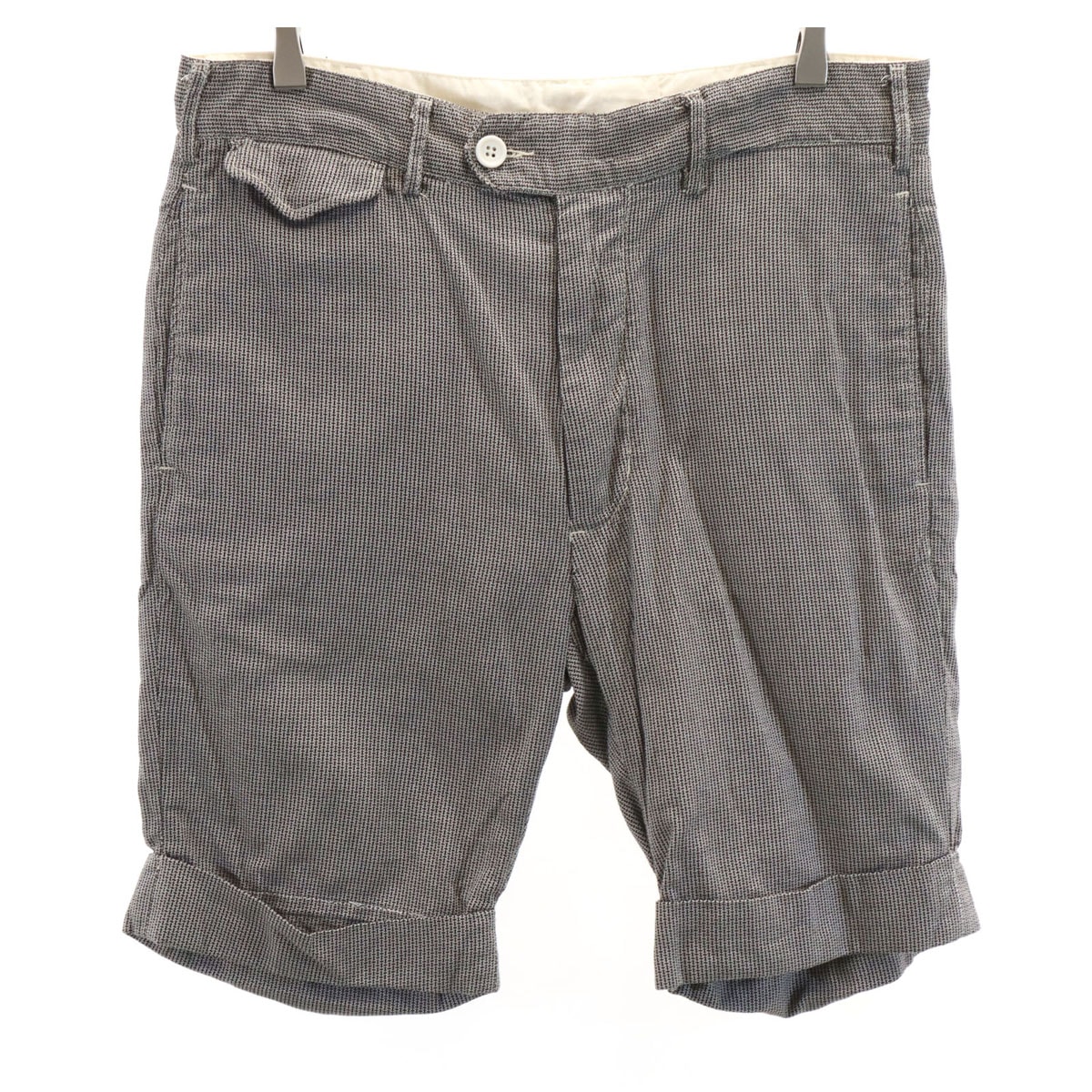 Engineered Garments エンジニアードガーメンツ USA製 総柄 ショートパンツ W32 ブラック