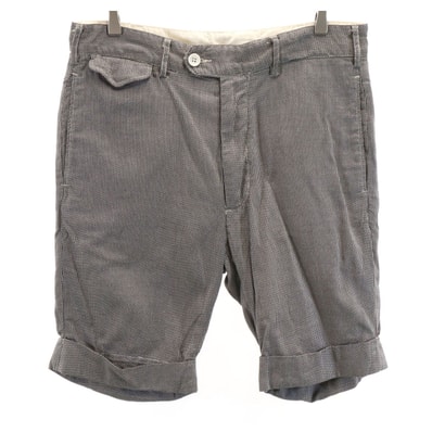 Engineered Garments エンジニアードガーメンツ USA製 総柄 ショートパンツ W32 ブラック