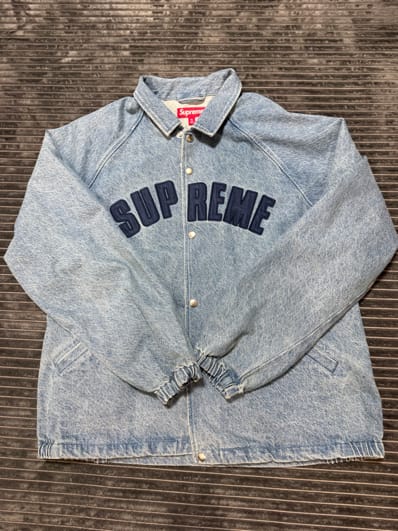 Supreme Arc Denim Coaches Jacket "Washed Indigo"