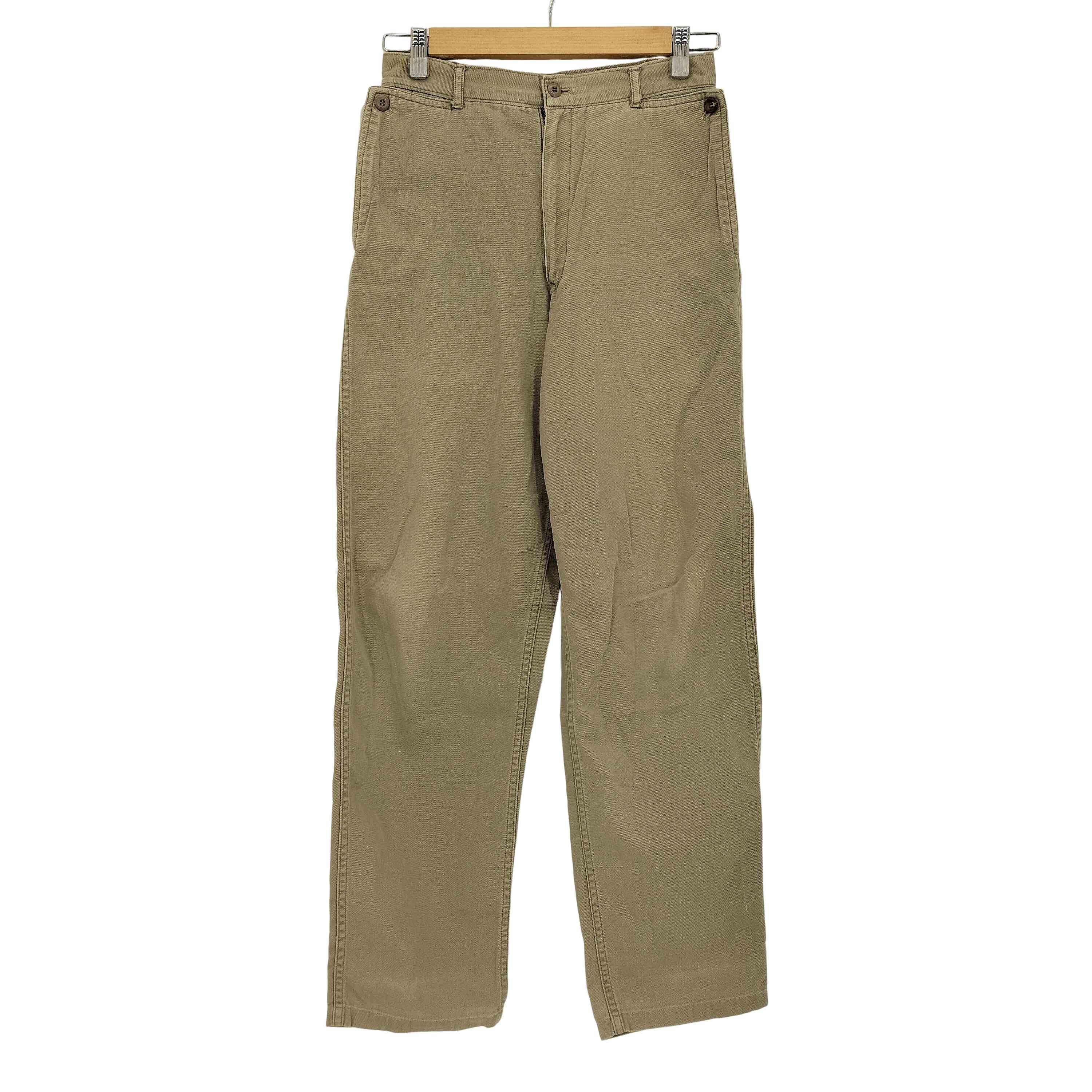 1981aw-1983aw デカオム 本人期 archive フロントボタン デニムチノ テーパードパンツ【1139808047449】