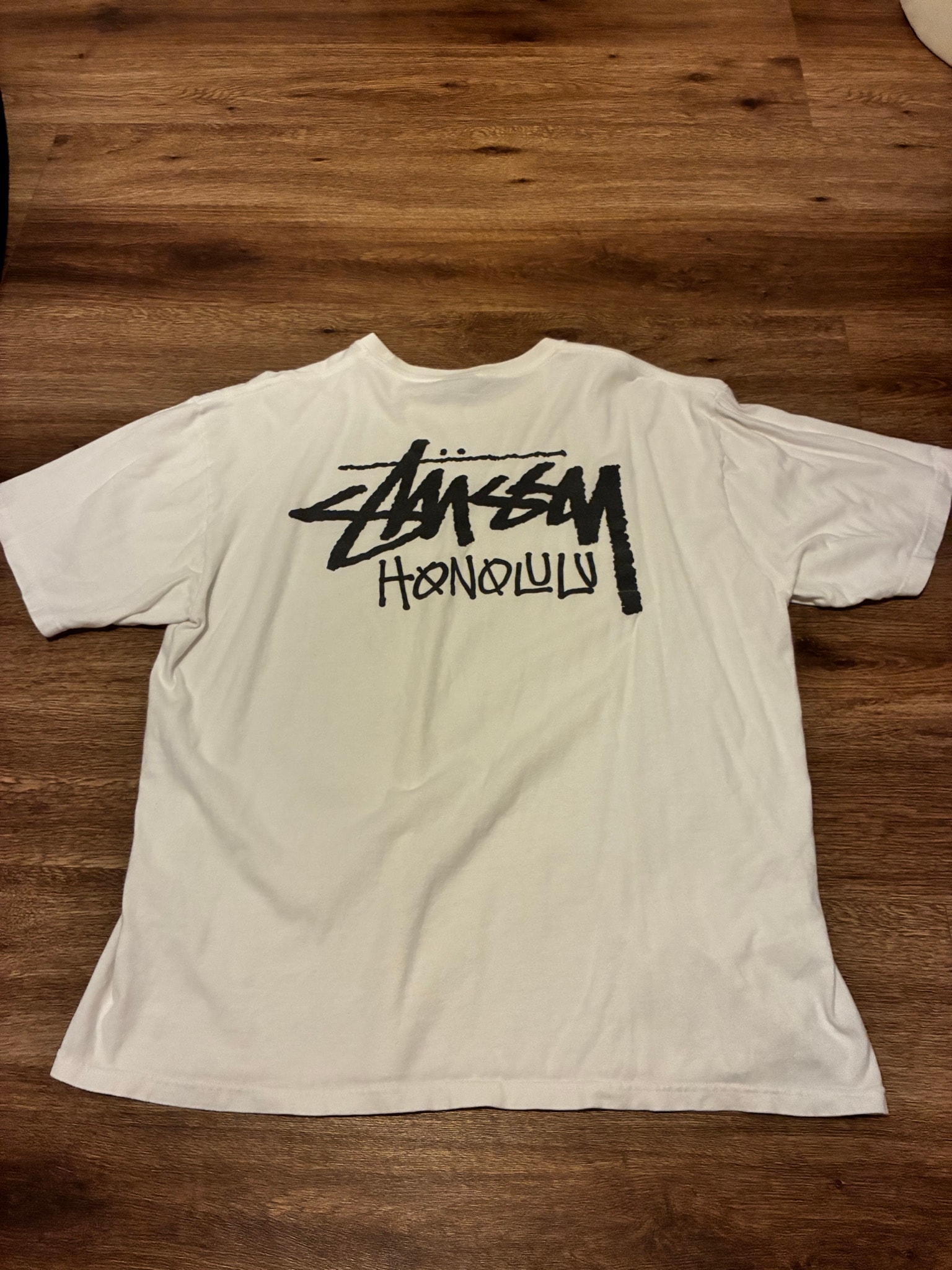 Stussy Stock Honolulu Tee "White"