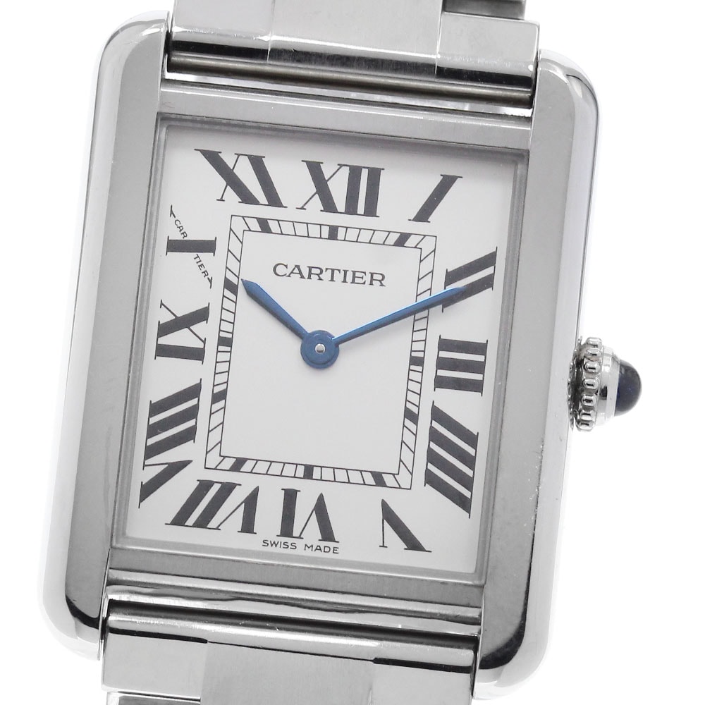 カルティエ タンクソロ SM  W5200013 レディース 【中古】