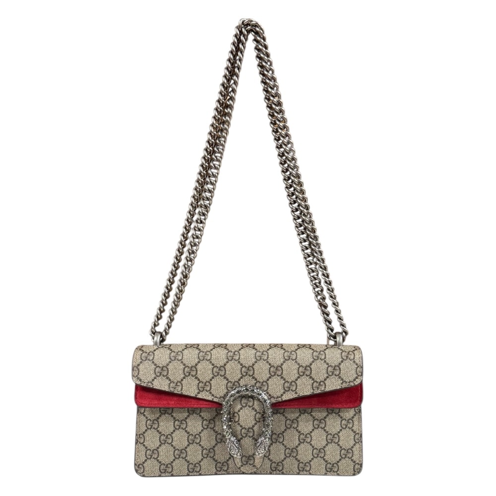 グッチ ミディアム ディオニュソス ショルダーバッグ GGスプリームキャンバス 499623 ベージュ レディース GUCCI  中古