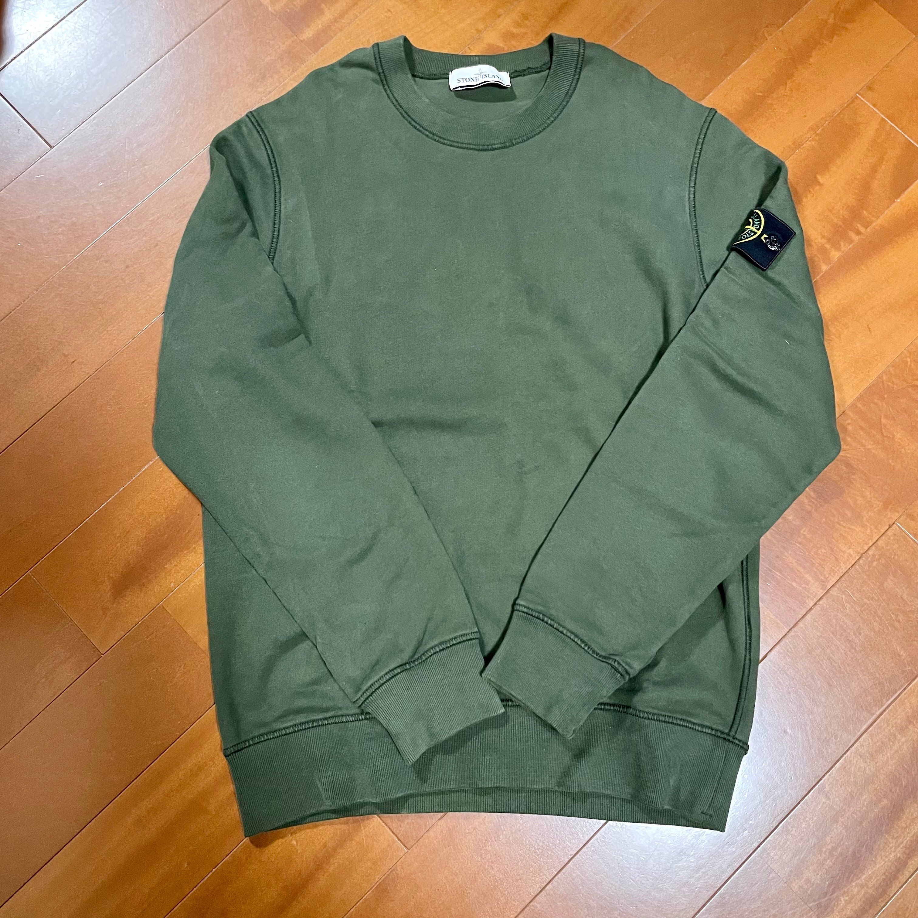 Stone Island オリーブ プルオーバー