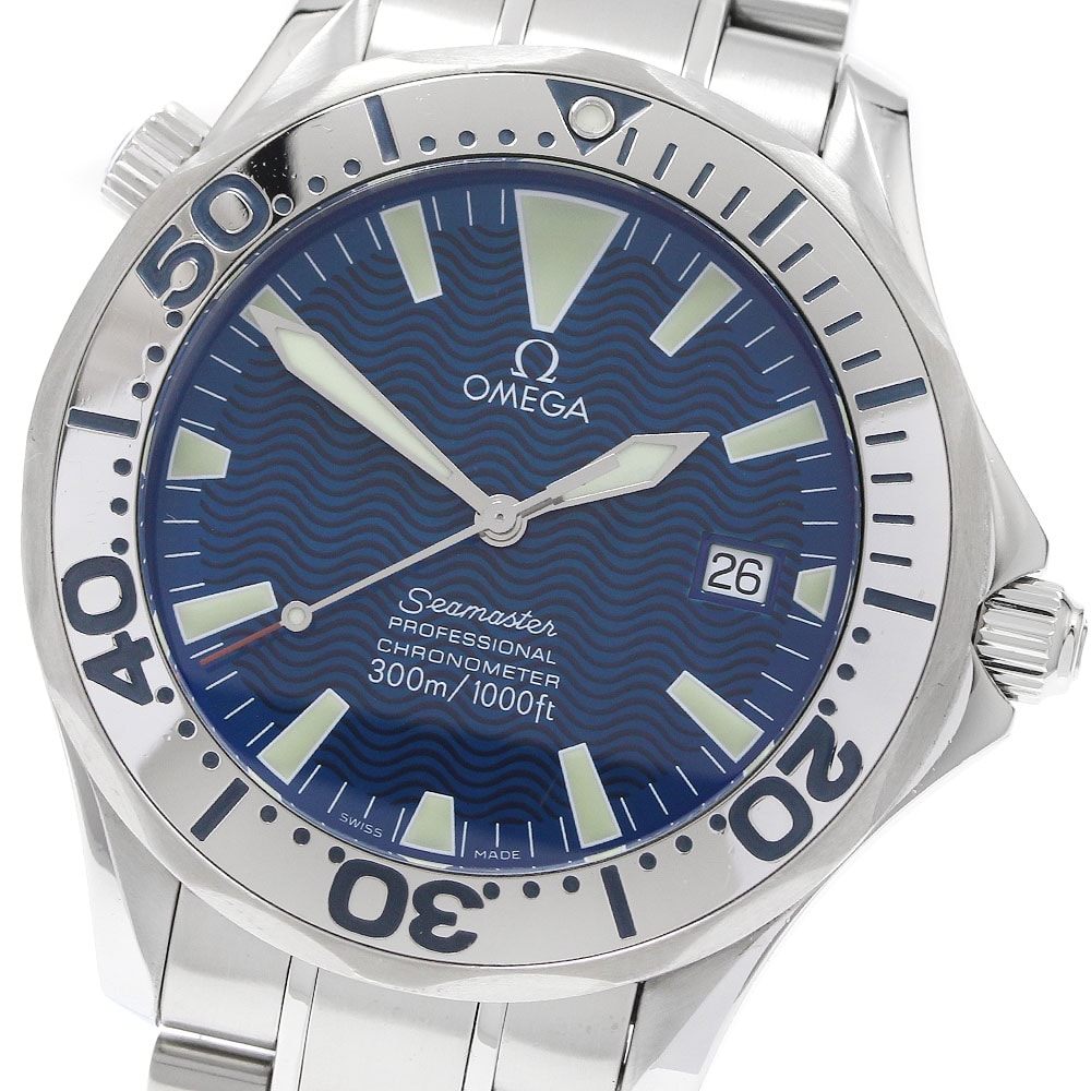 ★保 オメガ シーマスター 300 デイト 2255.80 メンズ 【中古】
