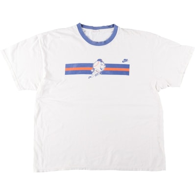 古着 ナイキ NIKE MLB NEW YORK METS ニューヨークメッツ スポーツプリントTシャツ メンズXXL相当/eaa638448