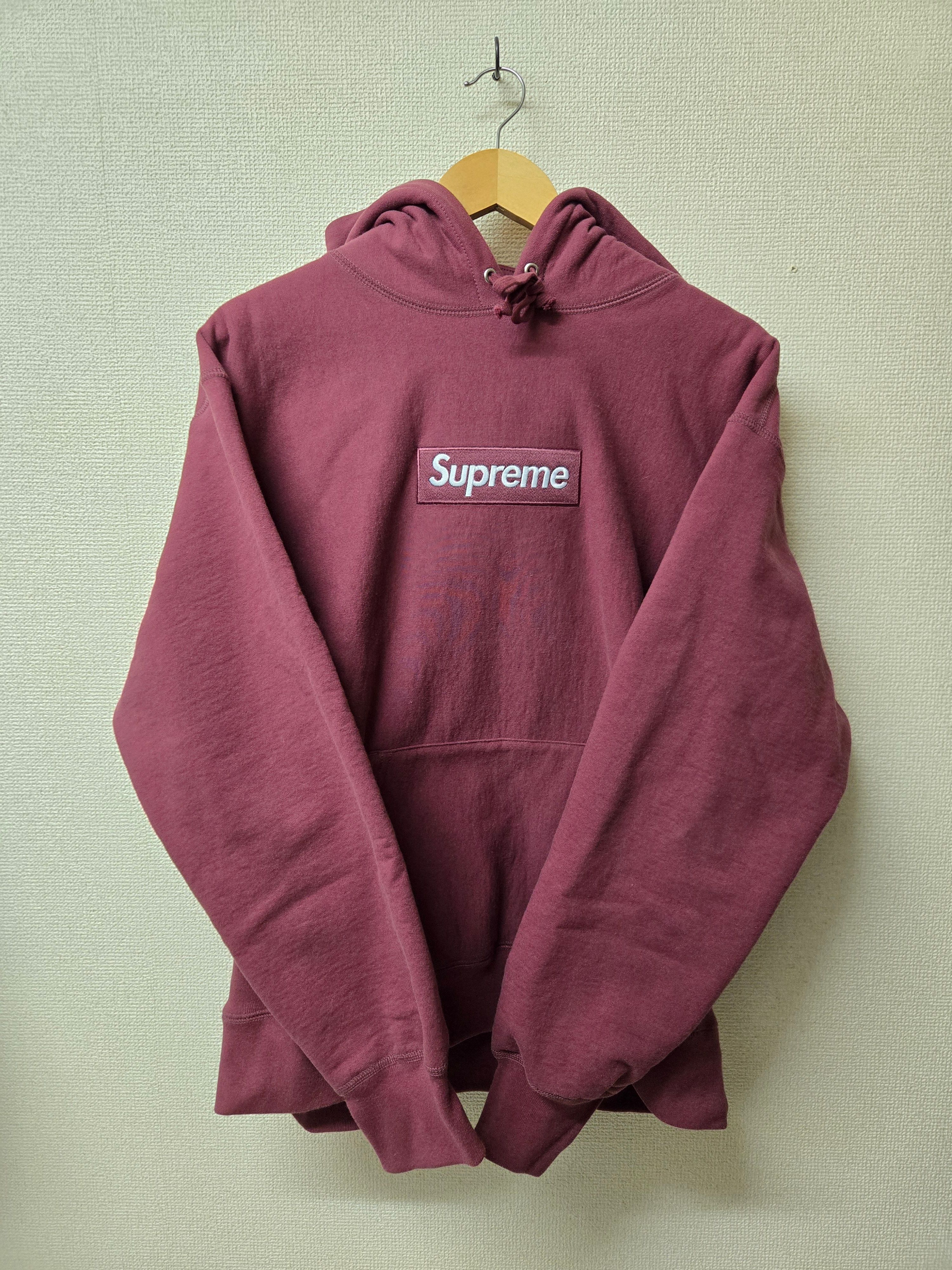 Supreme Box Logo Hooded Sweatshirt "Plum" (21FW)