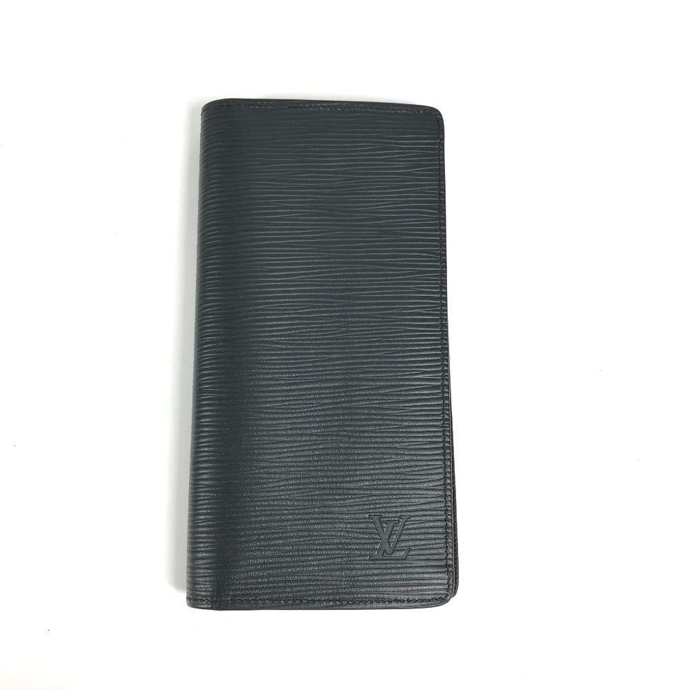 ルイヴィトン LOUIS VUITTON ポルトフォイユブラザ M60622 エピ 2つ折り ロングウォレット 長財布 エピレザー ノワール ブラック 美品