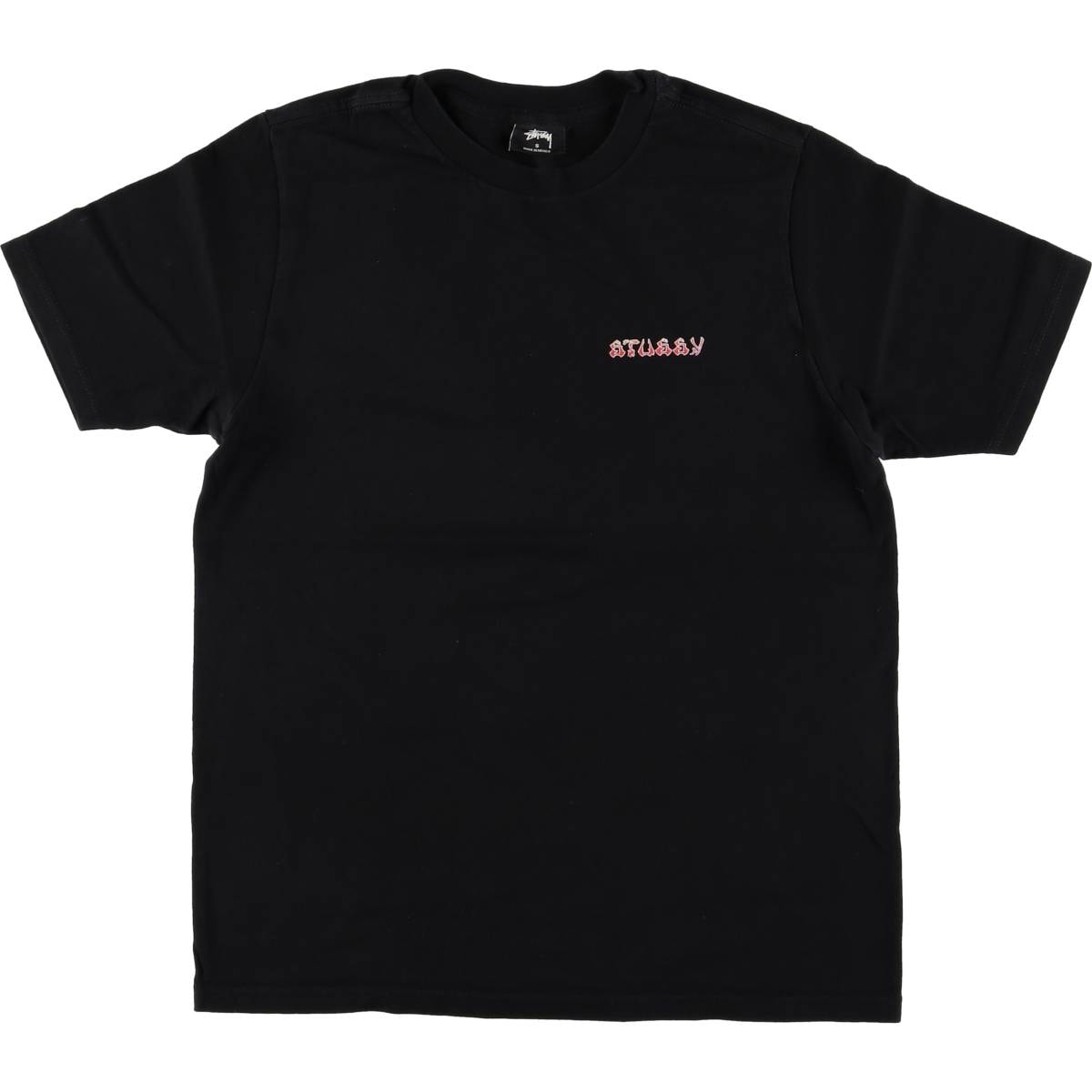 古着 ステューシー STUSSY ファイヤーパターン サーフ スケートTシャツ メンズS相当/eaa568459