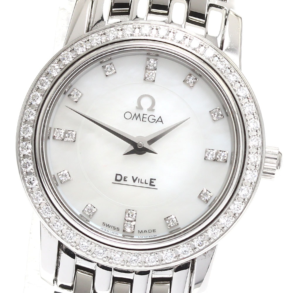 オメガ デビル プレステージ 4575.75 レディース 【中古】