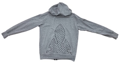 Chrome Hearts Fleurknee Zip Hoodie "Gray"