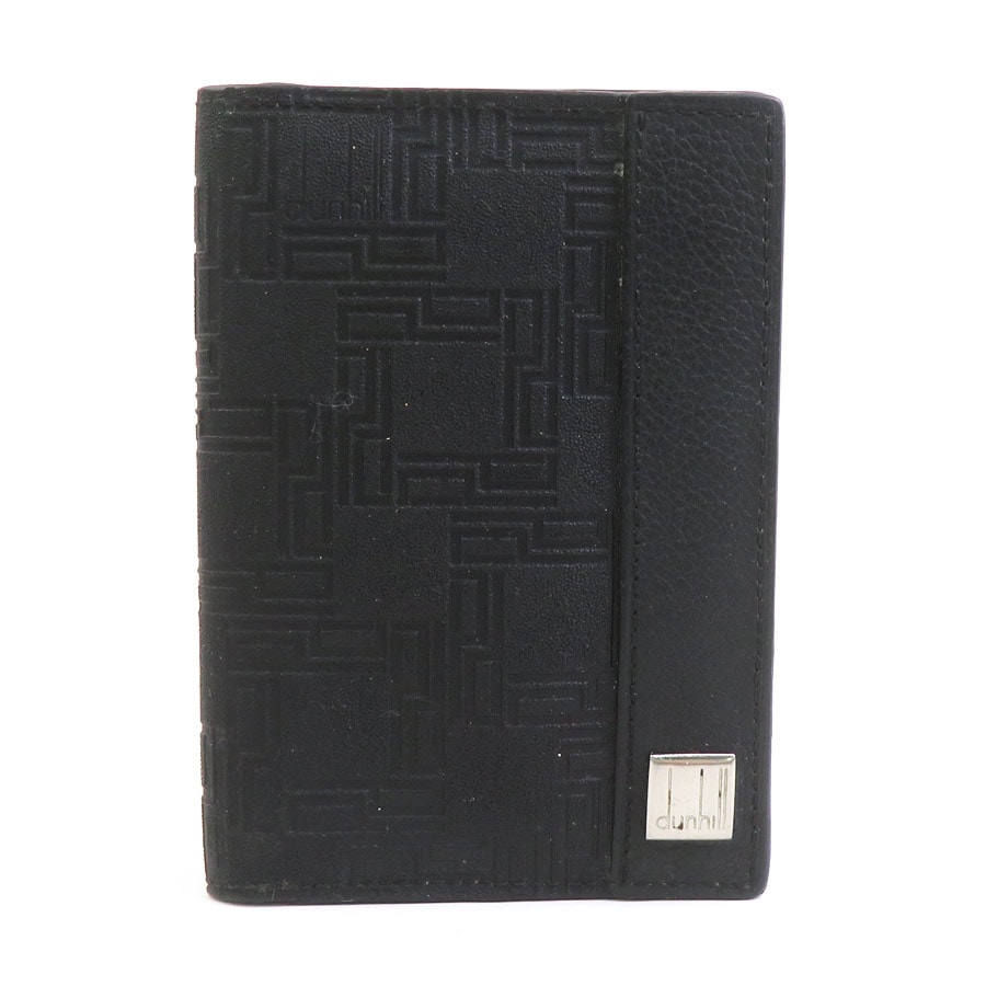 ダンヒル Dunhill カードケース 名刺入れ レザー ブラック メンズ【中古】 h31948a