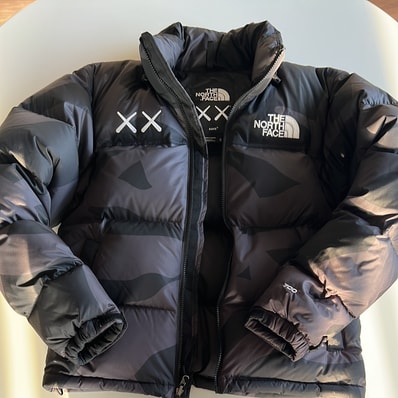 The North Face Kaws Retro 1996 Nuptse Jacket "Black"