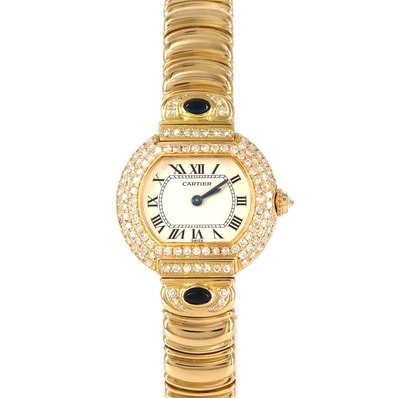 カルティエ エリプスSM YG/3D WB6004EM YG クォーツ