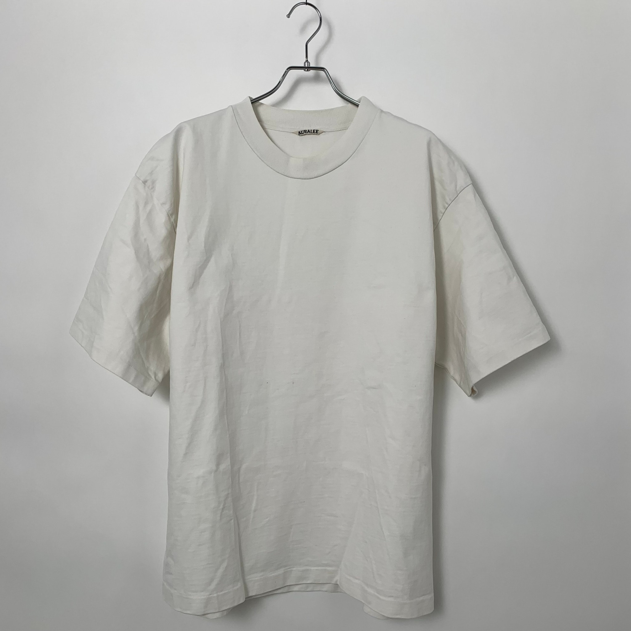 AURALEE Satand Up Tee "White"