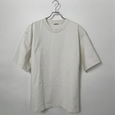 AURALEE Satand Up Tee "White"