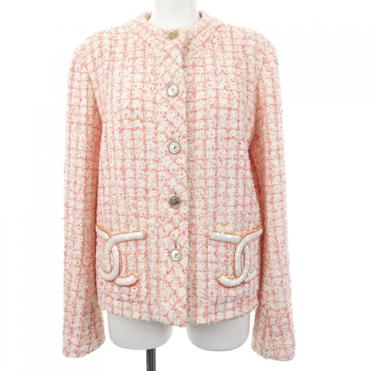 シャネル CHANEL LOOK39 P76716V65900 ノーカラージャケット