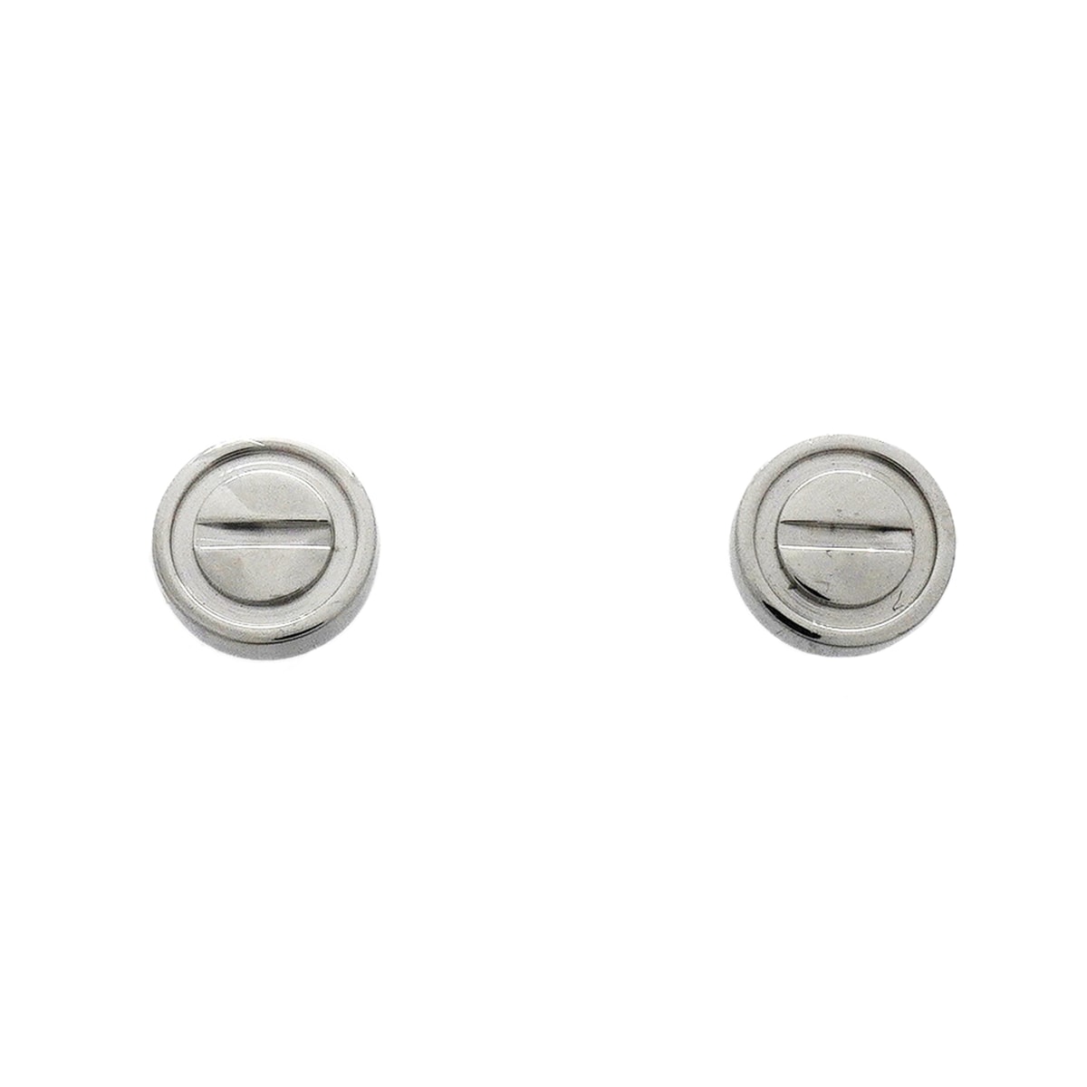 【6jhb0155】カルティエ ピアス ラブ K18WG ホワイトゴールド【中古】レディース