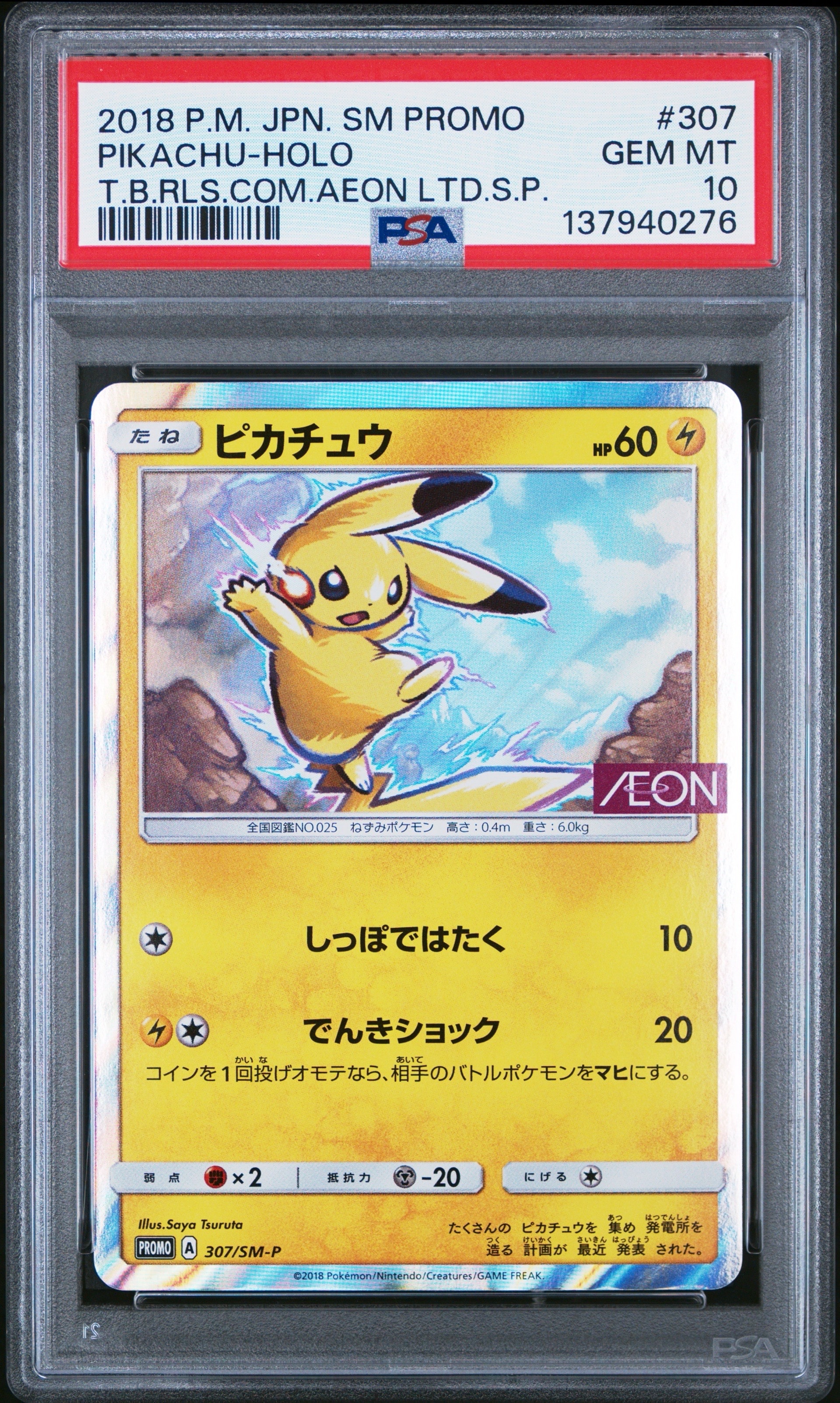 ピカチュウ: プロモ [SM-P 307](プロモーションカード「SM-P」)