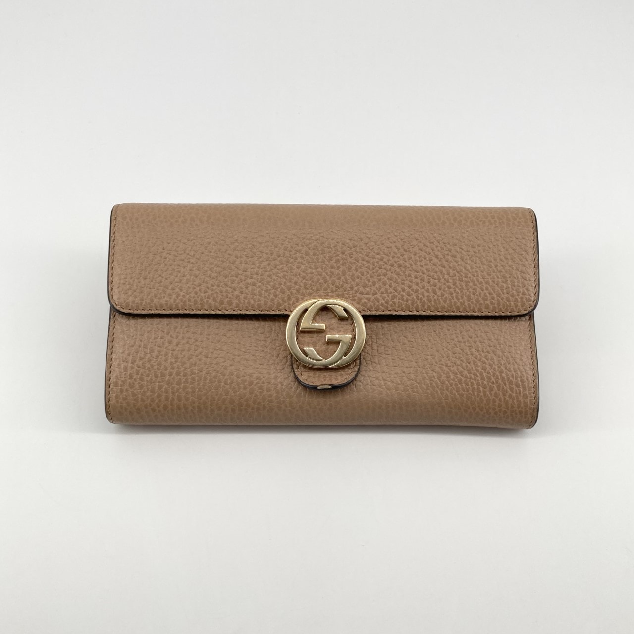 C (やや傷や汚れあり)】GUCCI（グッチ） インターロッキングG レザー