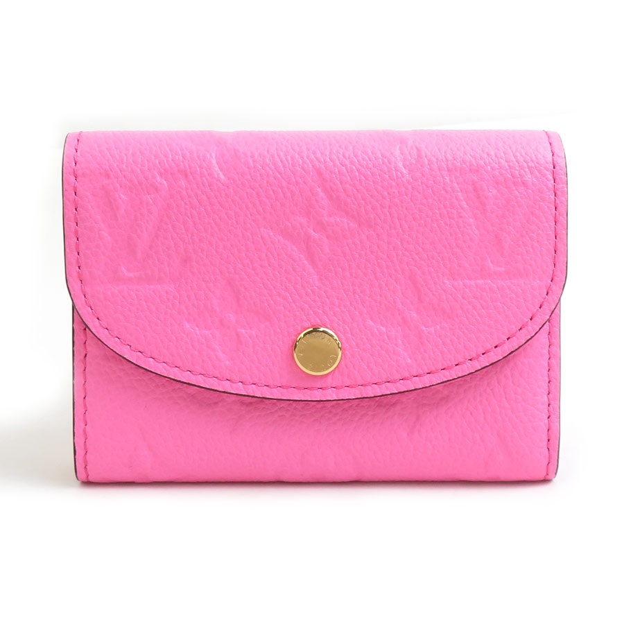 ルイ ヴィトン LOUIS VUITTON コインケース コンパクトウォレット モノグラム アンプラント ポルトモネ ロザリ モノグラムアンプラント ローズロリポップ レディース M82485【中古】 r11025a