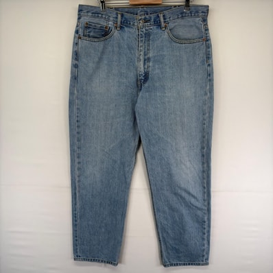 古着 リーバイス Levi's デニム パンツ 550 ジッパーフライ 5ポケット テーパード ジーンズ ジーパン W38 L32 ブルー系 メンズ