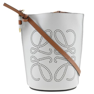 ロエベ アナグラム パンチング レディースショルダーバッグ