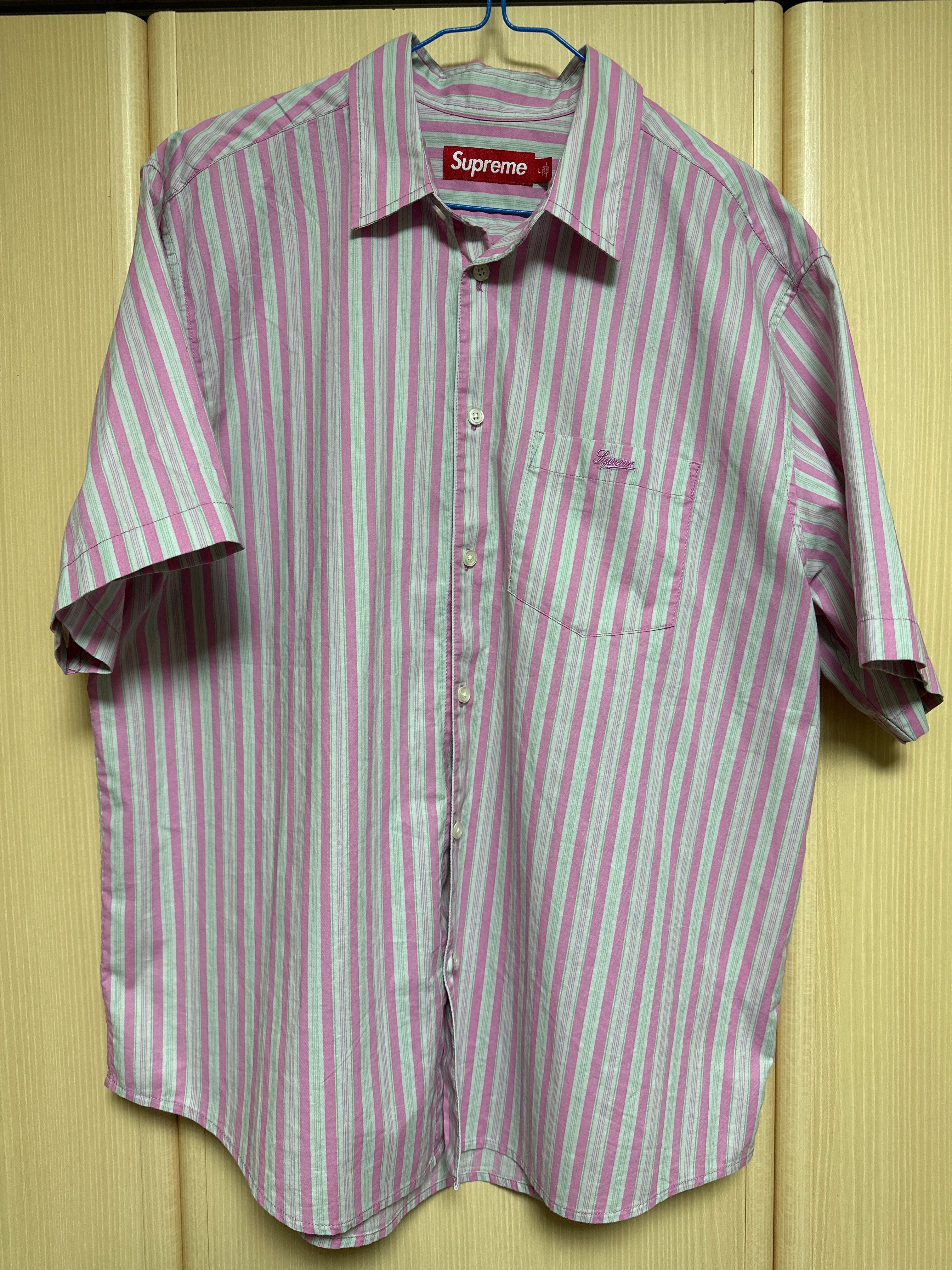 Supreme Loose Fit Multi Stripe S/S Shirt 