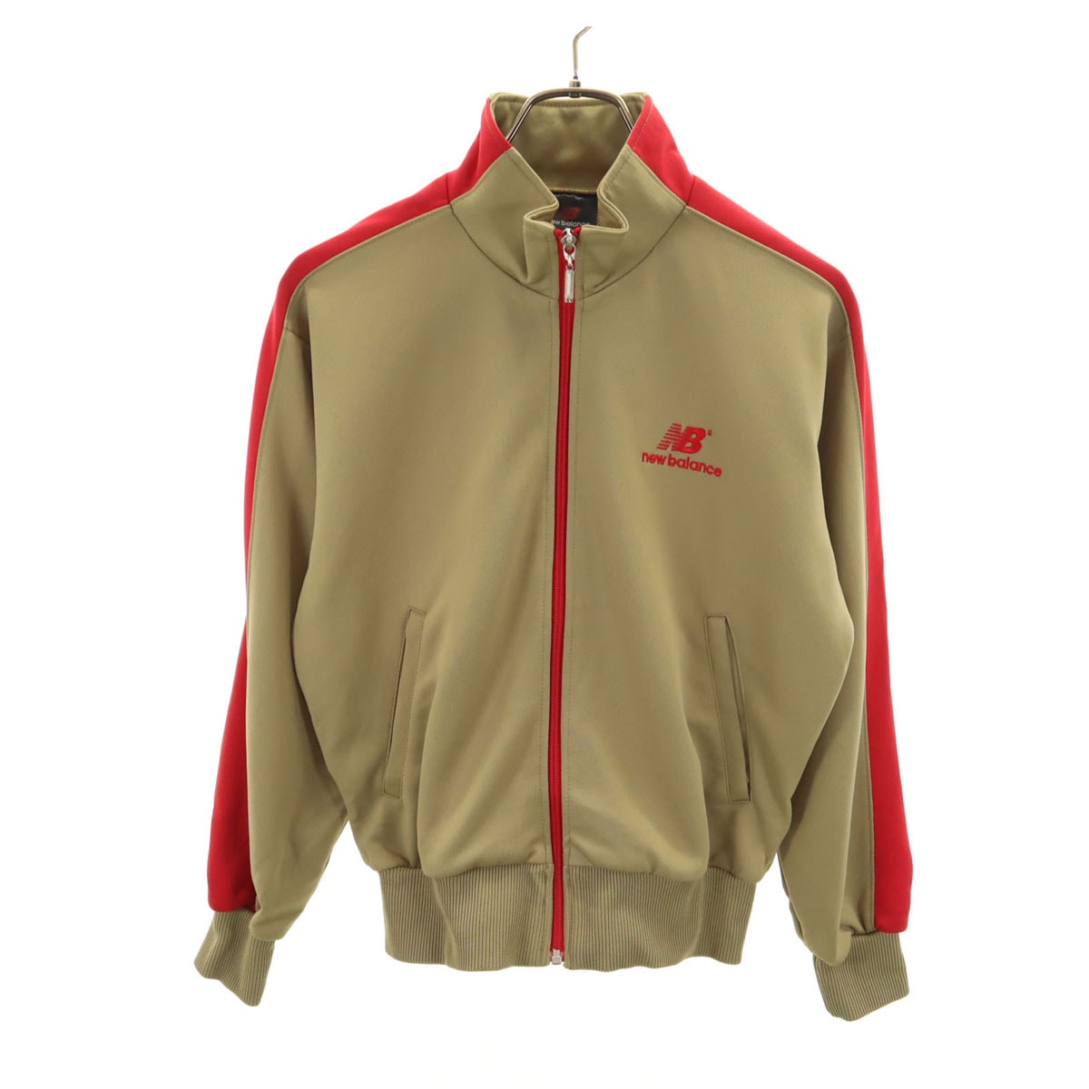 NEW BALANCE ニューバランス トラックジャケット M カーキブラウン ジャージ